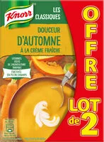 Mängden socker i KNORR Soupe Liquide Douceur d'Automne à la Crème Fraîche Lot 2x1L