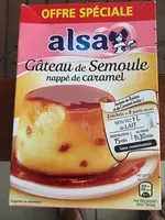 Mängden socker i Gâteau de Semoule