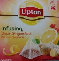 Mängden socker i Infusion Désir Citron-Gingembre