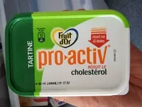 Mängden socker i Tartine pro-activ réduit le cholestérol