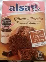 Mängden socker i Gâteau au Chocolat Saveur d'Antan