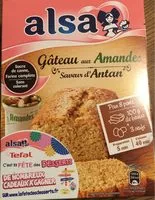 Mängden socker i Gâteau aux amandes saveur d'Antan