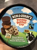 Mängden socker i Peanut Butter Cup ICE CREAM