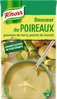 Mängden socker i Knorr Soupe Liquide Douceur de Poireaux Pommes de Terre Pointe de Comté Brique 4 Portions 1L