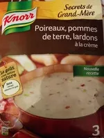 Mängden socker i Soupe déshydratée de poireaux, pommes de terre, lardons à la crème