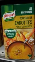 Mängden socker i Douceur de Carottes pointe de noisette