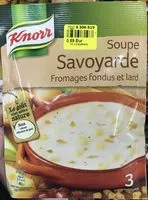 Mängden socker i Soupe Savoyarde Fromages fondus et lard