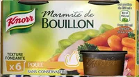 Mängden socker i Marmite de Bouillon Poule