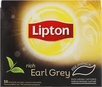 Mängden socker i Lipton Thé Rich Earl Grey 50 Sachets