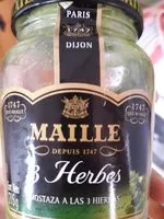 Mängden socker i Moutarde 3 herbes