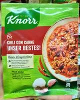Mängden socker i GeMi - Fix Chili con Carne - Unser Bestes
