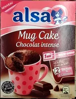 Mängden socker i Mug Cake Chocolat intense