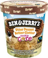 Mängden socker i Ben & Jerry's Glace Pot Core Utter Peanut Butter clutter Cacahuète