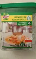 Mängden socker i Knorr Bouillon de poule 66 tablettes 10g