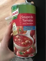 Mängden socker i Soupe tomates avec boulettes