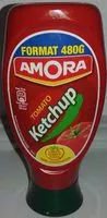 Mängden socker i AMORA Ketchup Nature 480g