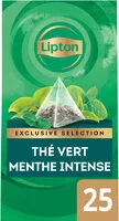Mängden socker i Lipton Exclusive Selection Thé Vert Menthe Intense 25 Sachets Pyramide