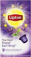 Mängden socker i Lipton Thé Noir Finest Earl Grey 10 Capsules