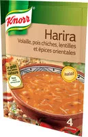 Mängden socker i Knorr Soupe Déshydratée Harira Halal 115g