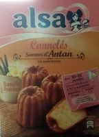 Mängden socker i Cannelés Saveur d'Antan à la Vanille Bourbon