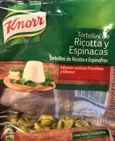 Mängden socker i Tortellini de Ricotta y Espinacas