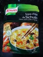 Mängden socker i Sopa china de sichuan