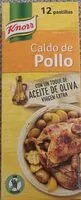Mängden socker i pastillas para caldo de pollo