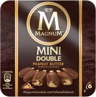Mängden socker i Magnum Glace Batonnet Mini Double Peanut Butter 6x60ml