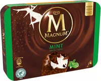 Mängden socker i Magnum Glace Bâtonnet Menthe 4x100ml