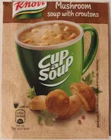 Mängden socker i Mushroom soup with croutons