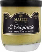 Mängden socker i Maille Moutarde Fine De Dijon L'Originale Verrine 165g