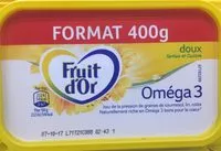 Mängden socker i Fruit d'Or Oméga 3 Doux