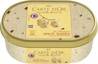 Mängden socker i Carte D'or Les Authentiques Glace Rhum Raisins Bac