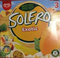 Mängden socker i Solero Batonnet Glace Parfum Exotic 3x90ml