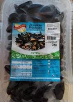 Mängden socker i Moules fraîches de Zélande