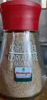 Mängden socker i Coriandre moulue