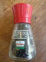 Mängden socker i zwarte peper