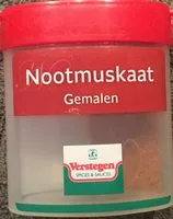 Mängden socker i Nootmuskaat gemalen