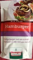 Mängden socker i Mix voor hamburger