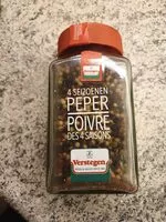 Mängden socker i 4 seizoenen peper