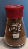 Mängden socker i Piment moulu
