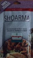 Mängden socker i Mix voor shoarma