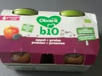 Mängden socker i Olvarit bio pommes pruneaux
