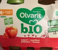 Mängden socker i Olvarit bio pomme fraise