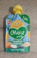 Mängden socker i Olvarit coconut milk, forest fruit