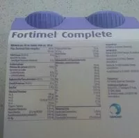 Mängden socker i Fortimel complete