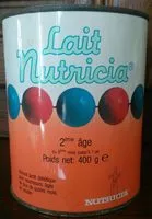 Mängden socker i Lait Nutricia 2ème âge