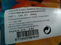 Mängden socker i Orange à jus