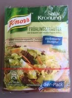 Mängden socker i Knorr Salat Kroenung