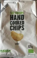 Mängden socker i Bio-organic hand cooked chips